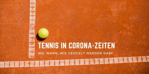 Corona-Lockdown: Tennis draußen noch möglich